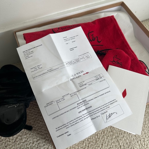 Christian Louboutin LOUBI QUEEN ALTA 150 VELVET - Picture 7 of 8